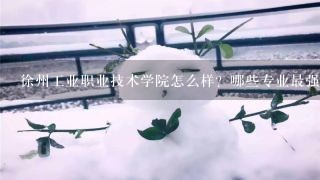 徐州工业职业技术学院怎么样？哪些专业最强，就业最好？