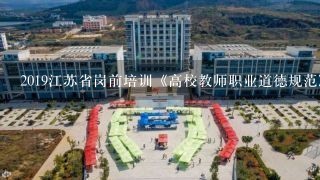 2019江苏省岗前培训《高校教师职业道德规范》题目和答案