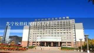 苏宁校招歧视什么大学生？