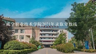 咸宁职业技术学院2021年录取分数线