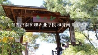 山东省济南护理职业学院和济南卫生学校是一个学校吗？