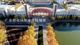 广东碧桂园职业学院地址