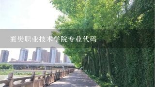 襄樊职业技术学院专业代码