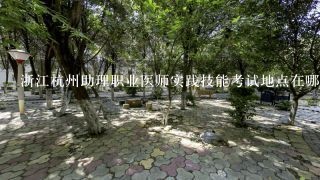 浙江杭州助理职业医师实践技能考试地点在哪？谁知道请帮忙回答下