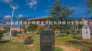 山东省济南护理职业学院和济南卫生学校是一个学校吗？