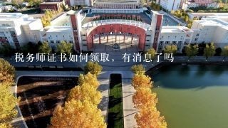 税务师证书如何领取，有消息了吗