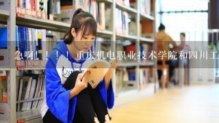 急啊！！！！重庆机电职业技术学院和四川工商职业技术学院的会计专业相比，哪个学校好？