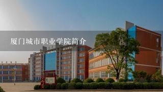 厦门城市职业学院简介