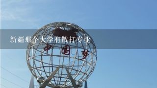 新疆那个大学有散打专业