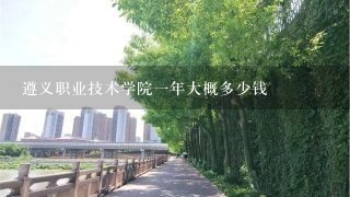 遵义职业技术学院一年大概多少钱