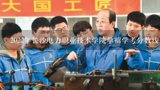 2022年长沙电力职业技术学院单招学考分数线