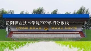 岳阳职业技术学院2022单招分数线