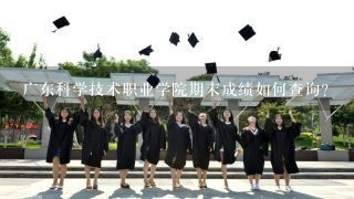 广东科学技术职业学院期末成绩如何查询？