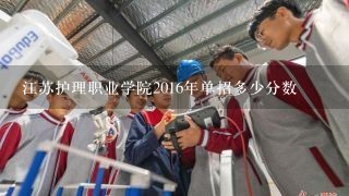 江苏护理职业学院2016年单招多少分数