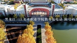 黑龙江三江美术职业学院教务处电话 附号码及其他联
