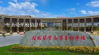 什么是学校信息化