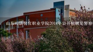 山东司法警官职业学院2018年公开招聘是警察吗？