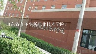 山东省有多少所职业技术学院