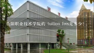 贵阳职业技术学院的 tuition fees是多少?