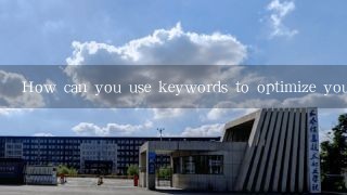 How can you use keywords to optimize your resume and cover letter for job searches?