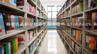 柳州铁道职业技术学院有哪些 scholarships 和奖学金?