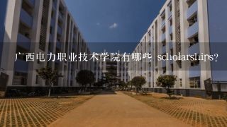 广西电力职业技术学院有哪些 scholarships?